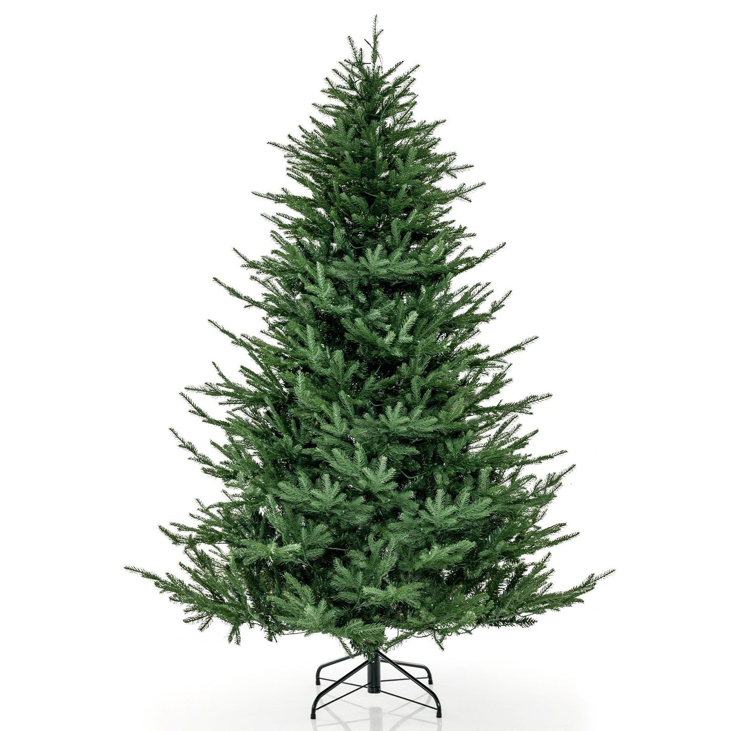 Pre-lit 6 ft Christmas Tree with 280 Warm White LED Lights and 8 Lighting Modes, assembled, final sale