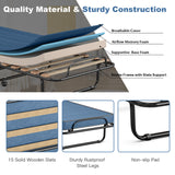 SPECIAL, Portable Folding Bed with Memory Foam Mattress and Sturdy Metal Frame