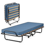 SPECIAL, Portable Folding Bed with Memory Foam Mattress and Sturdy Metal Frame