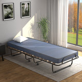 SPECIAL, Portable Folding Bed with Memory Foam Mattress and Sturdy Metal Frame