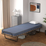 SPECIAL, Portable Folding Bed with Memory Foam Mattress and Sturdy Metal Frame