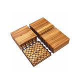 SPECIAL, 27 Pieces Acacia Wood Interlocking Patio Deck Tile