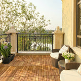 SPECIAL, 27 Pieces Acacia Wood Interlocking Patio Deck Tile