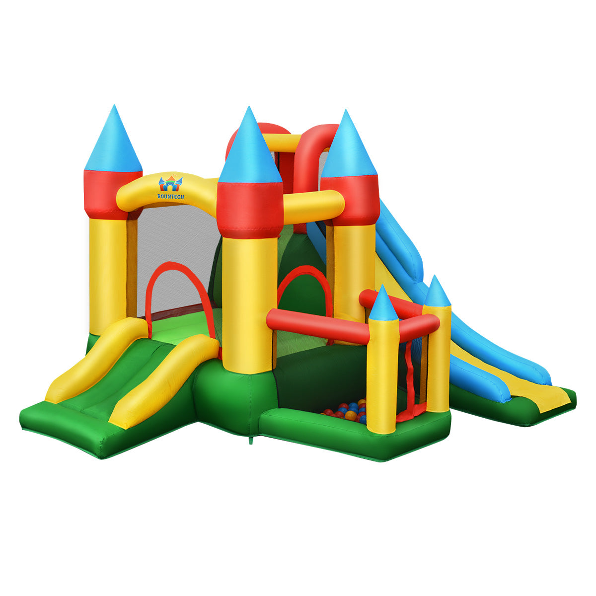 Kids Inflatable Dual Slide Jumping Castle with 780W Blower, 1 box