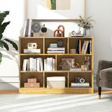 3-Tier Open Bookcase -Yellow, Fully Assembled - (Scratch and Dent)