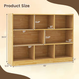 3-Tier Open Bookcase -Yellow, Fully Assembled - (Scratch and Dent)