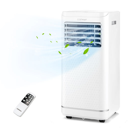 8000 BTU Portable Air Conditioner with Dehumidifier and Fan Mode-8000 BTU