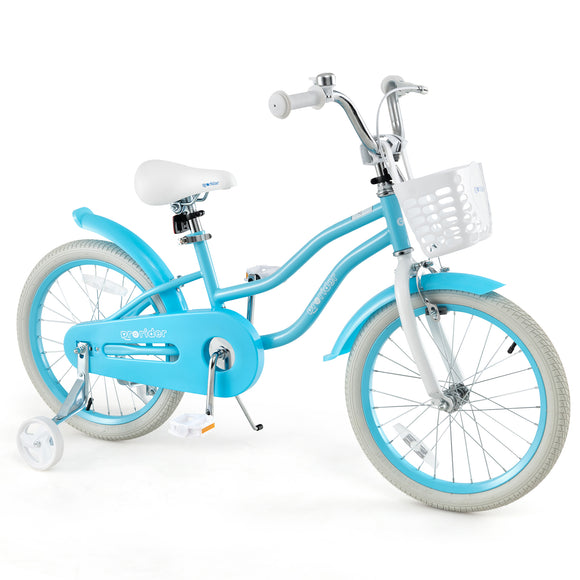18 Inch Kids Bike with Dual Brakes and Adjustable Seat-18 inches, Fully Assembled