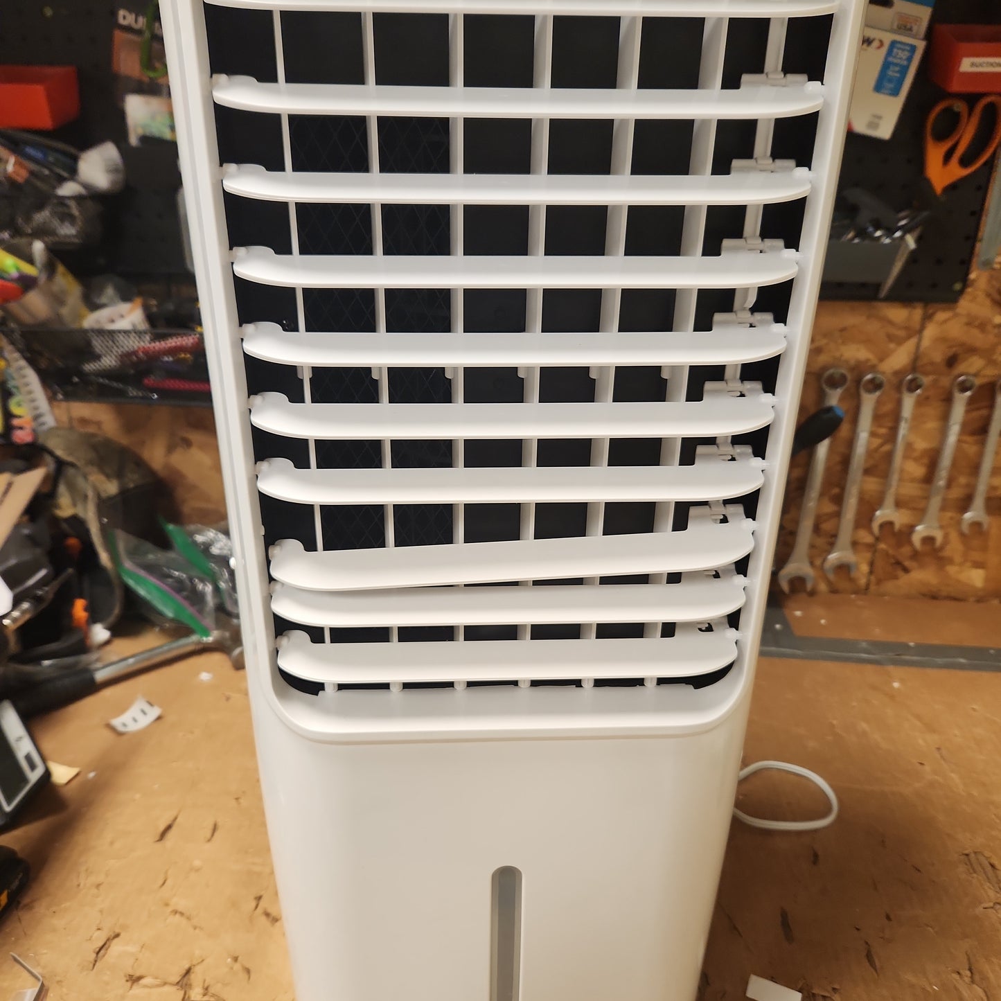Final Sale - 4-in-1 Evaporative Air Cooler with 12L Water Tank -White (Scratch & Dent)