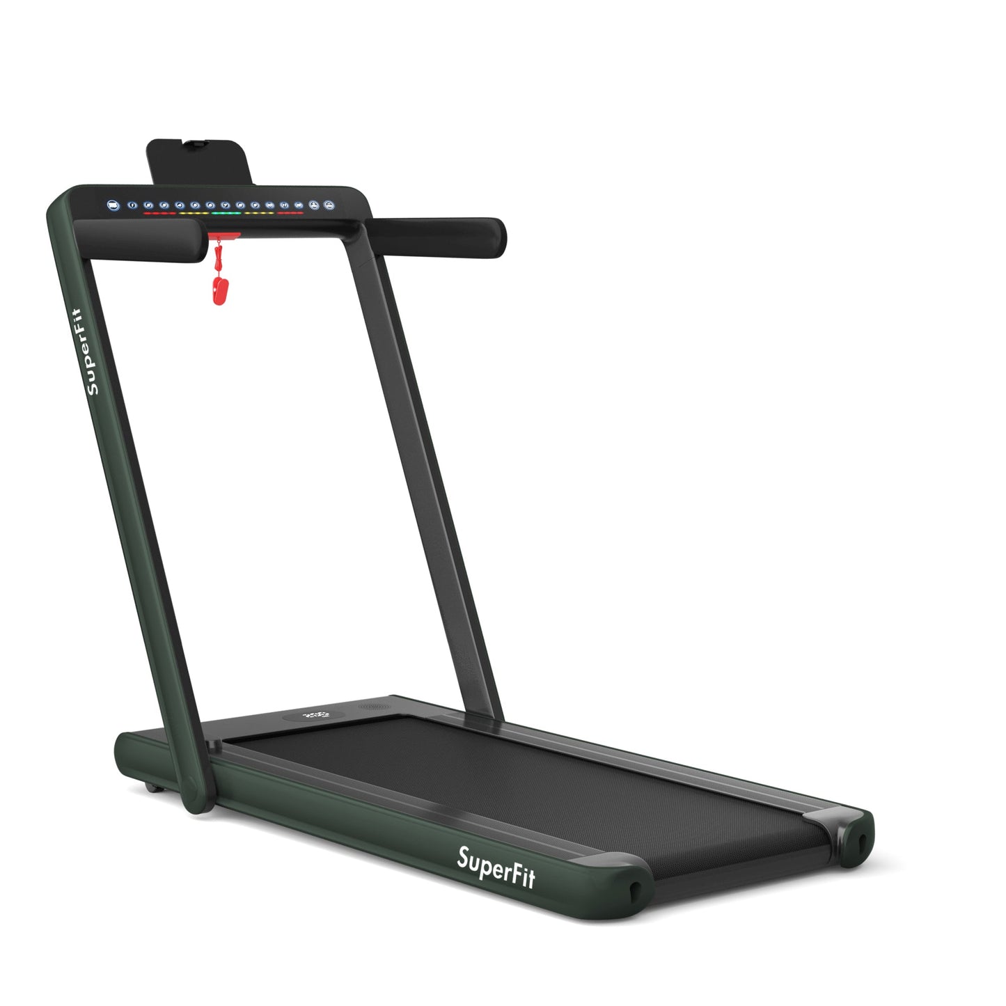 SPECIAL - 2-in-1 Electric Fitness Folding Treadmill-Green MAX 265 lbs (Shipping Damage)