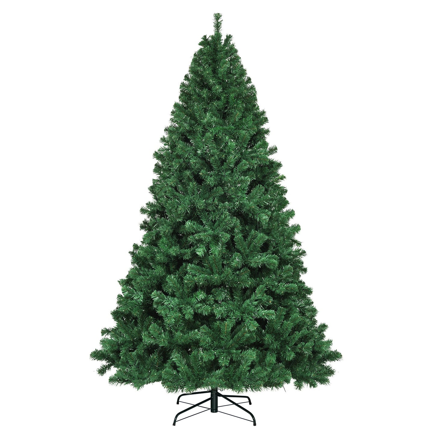 7.5 Feet Pre-Lit Artificial Spruce Christmas Tree with 550 Multicolor Lights , assembled, Final Sale