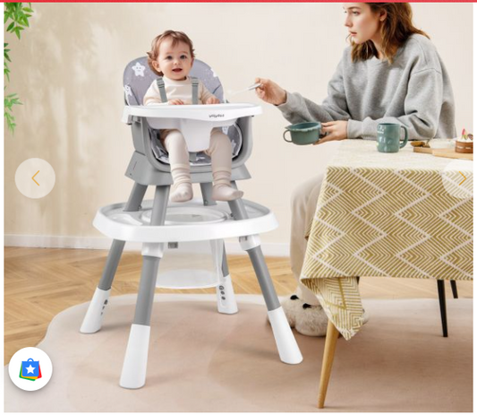 16-in-1 Convertible Baby High Chair for Babies and Toddlers