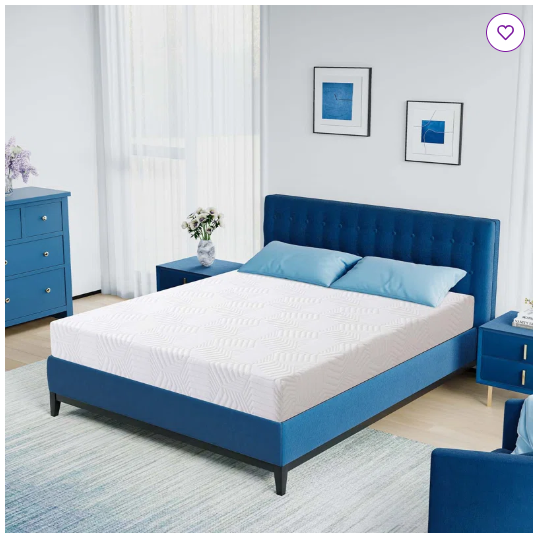 Queen- Wayfair Sleep™ 8" Firm Gel Memory Foam Mattress