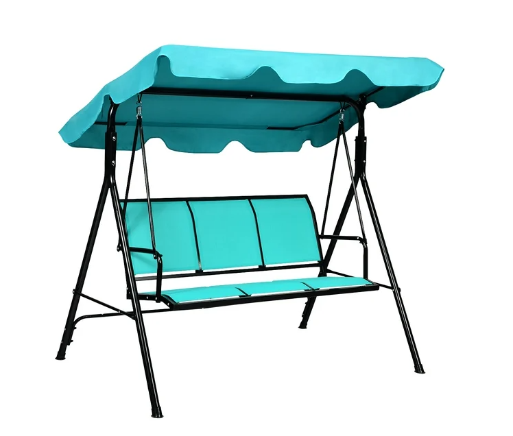 3 Person Patio Swing  with Canopy - Unassembled