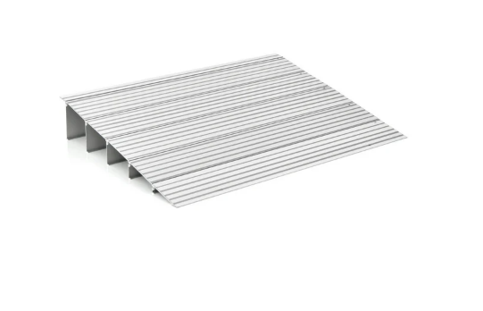 5'' Door Threshold Ramp Aluminum Adjustable Rise Entry Ramp for Wheelc ...