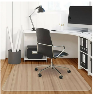 47" x 47" PVC Chair Floor Mat Home Office Protector For Hard Wood Floors