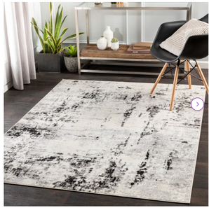 Ceslie Grey/Charcoal Area Rug,  7' 10" x 10'