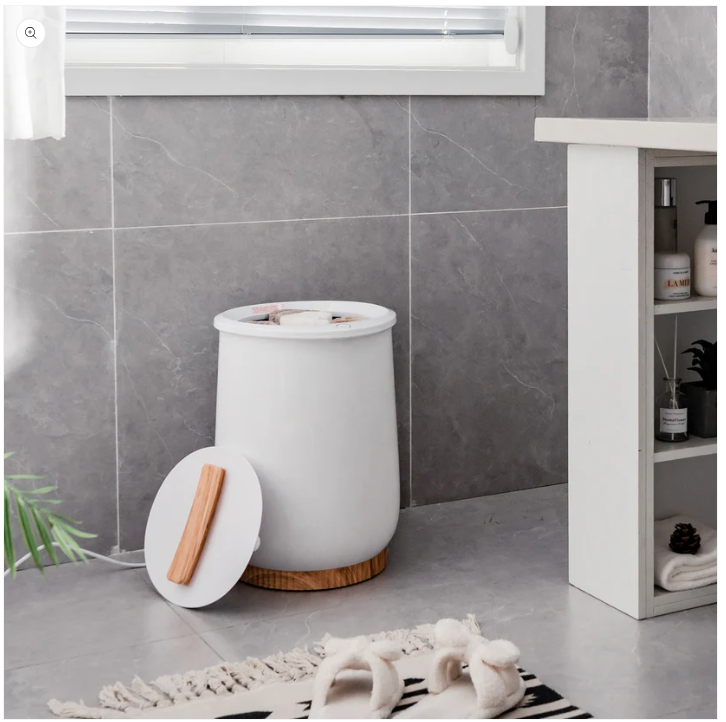 20L Hot Towel Bucket with 1-Minute Quick Heating and 60-Minute Auto Shut off-White