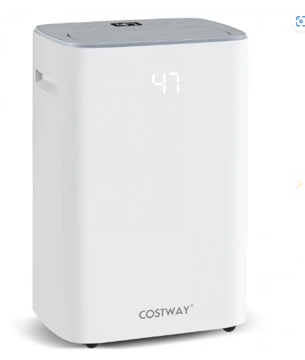 52 Pint Dehumidifier with Auto Drain or Manual Drainage for Home Basement