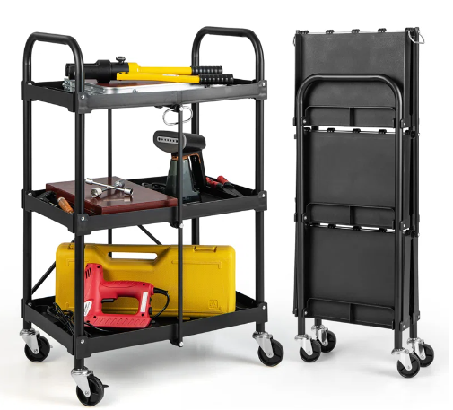 38'' H x 24'' W Utility Cart with Wheels