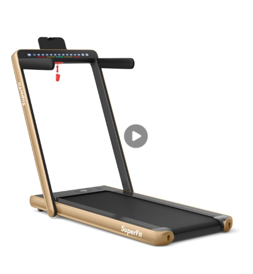 SPECIAL - 2.25 HP 2-in-1 Folding Walking Pad Treadmill with Dual Display and App Control