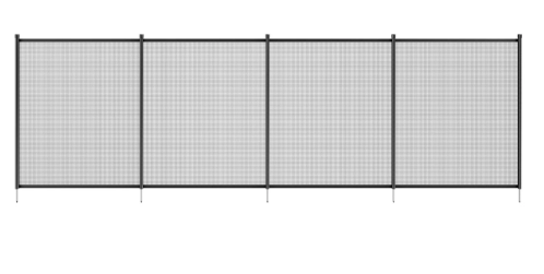 Set of 2 - 12'L x 4'H each, Pool Fence for Inground Pools (2 Boxes) - Customer Return
