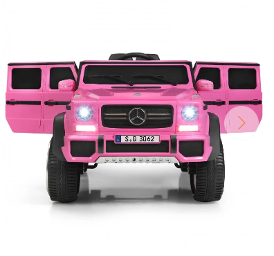 12V Licensed Mercedes-Benz Kids Ride-On, Fully assembled with remote