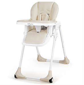 3-In-1 Convertible Baby High Chair for Toddlers-Beige