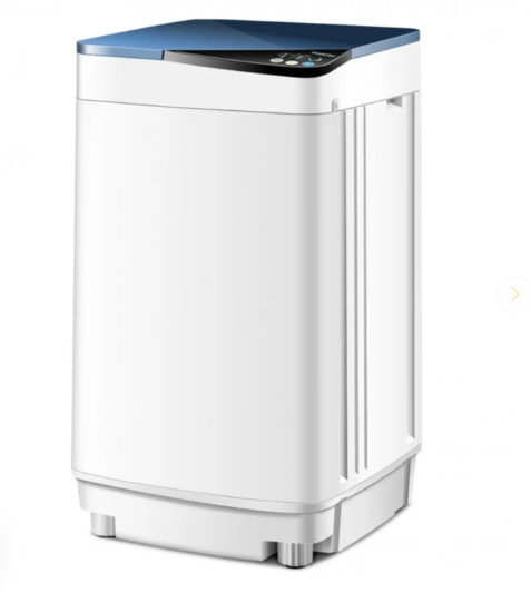 Full-automatic Washing Machine 7.7 lbs Washer / Spinner Germicidal (Grey/White)