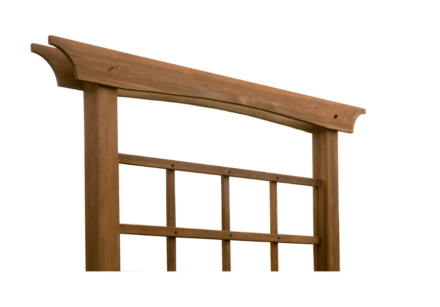 81.88'' H x 60.5'' W Heartwood Cedar Lattice Trellis - Customer Return - Unassembled