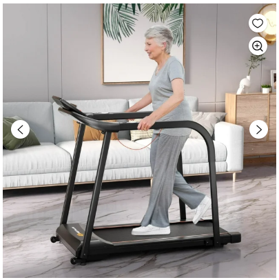 SPECIAL - 2.5 HP Walking Treadmill with Long Handrails for Seniors Pulse (See Description)