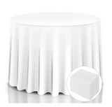 120" Round Tablecloth Polyester For Home Wedding Restaurant Party