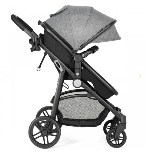 SPECIAL, 2 in 1 Foldable Pushchair Newborn Infant Baby Stroller-Grey