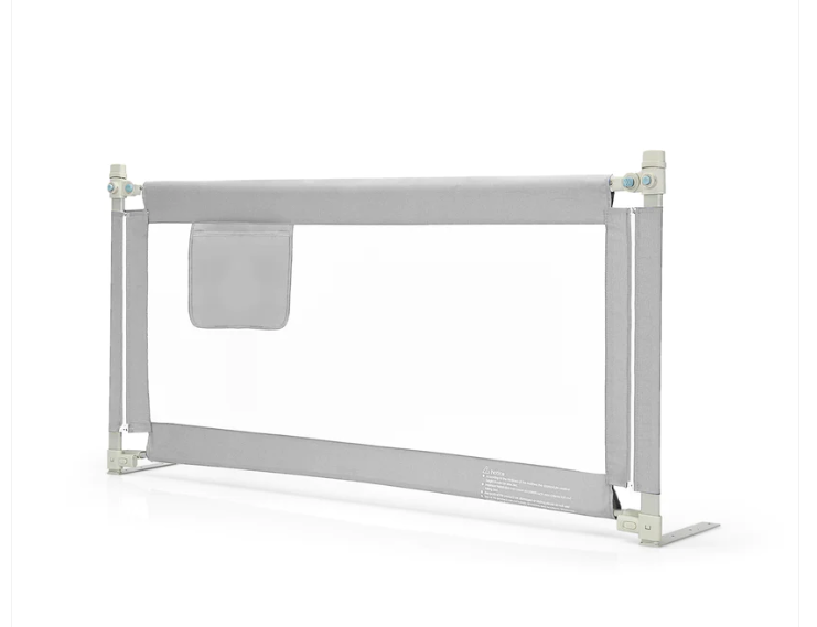 SPECIAL - 57 Inch Toddlers Vertical Lifting Baby Bed Rail Guard with Lock-Gray