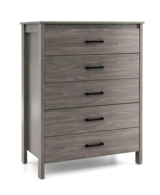 Modern 5-Drawer Multipurpose Chest Dresser with Metal Handles - Scratch and Dent