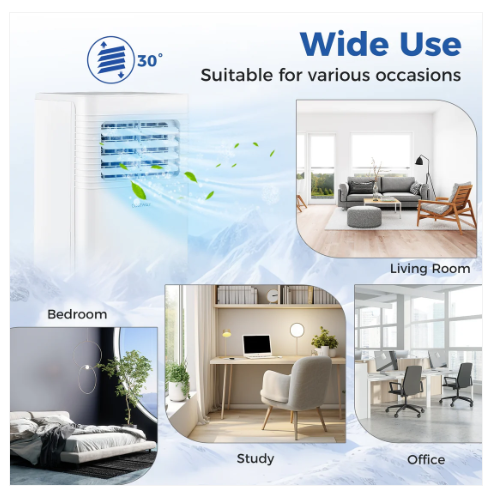 Special, Portable Air Conditioner 8000 BTU 3 in 1 AC Unit with Fan and Dehumidifier (1 Box)
