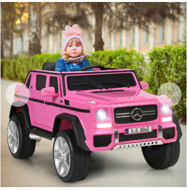 12V Licensed Mercedes-Benz Kids Ride-On, Fully assembled with remote