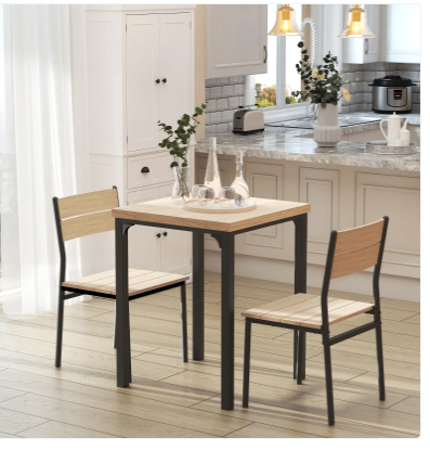 Small Corner Dining Table - Fully Assembled