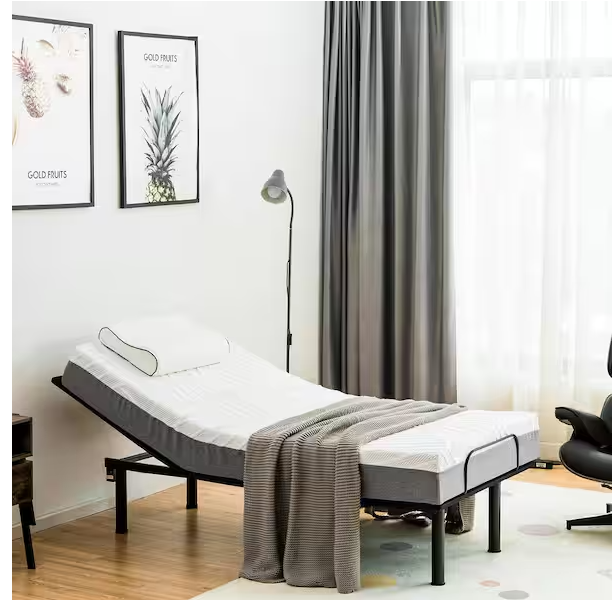 SPECIAL, Tw in. x L Electric Adjustable Hospital Bed Base Remote Control Dual USB - Easy Assembly (Copy)