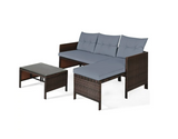 Special, customer return, Outdoor Sectional - Assembled, cushions slightly faded, special