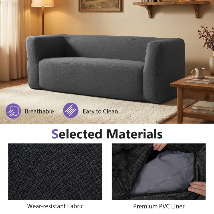 2-Person Portable Blow Up Sofa with Detachable Washable Cover, PLEASE SEE DESC