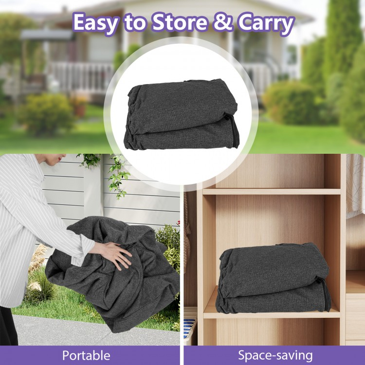 2-Person Portable Blow Up Sofa with Detachable Washable Cover, PLEASE SEE DESC
