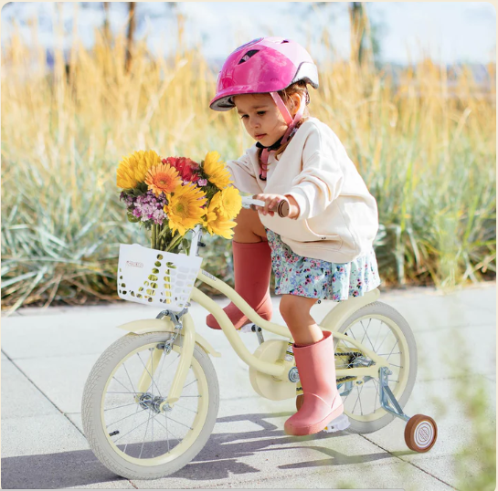 Kids Bike 16 Inch Toddlers Bike with Removable Training Wheels, Children's Bicycle