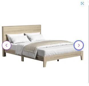 SPECIAL - Queen Size Allyannah Platform Bed With Headboard