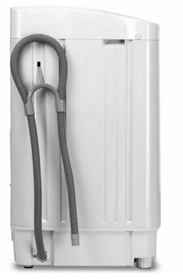 Full-Automatic Washing Machine Portable Compact 1.34 Cu.ft Laundry Washer Spin with Drain Pump, 10 programs 8 Water Level Selections with LED Display 12 Lbs Capacity