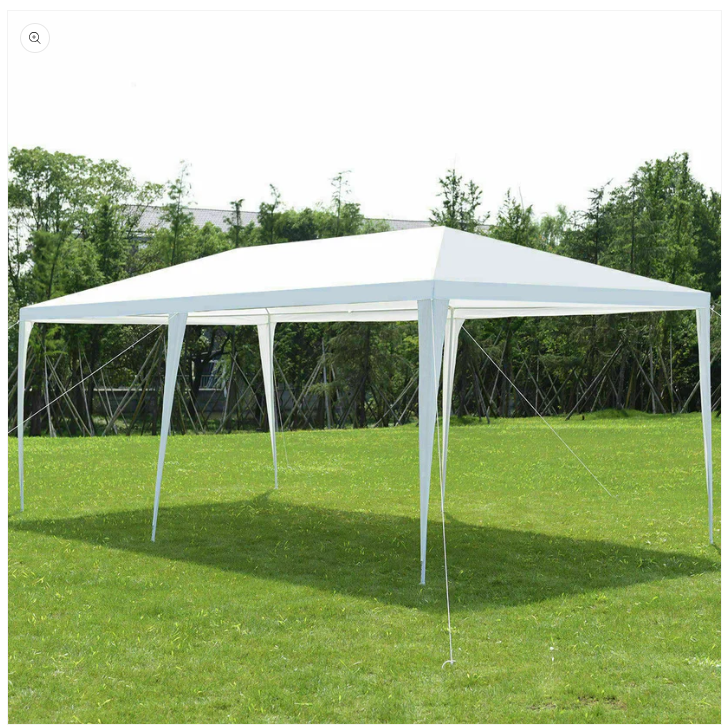 10 x 20 Feet Outdoor Party Wedding Canopy Tent with Removable Walls, customer return