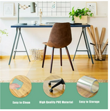 47" x 47" PVC Chair Floor Mat Home Office Protector For Hard Wood Floors