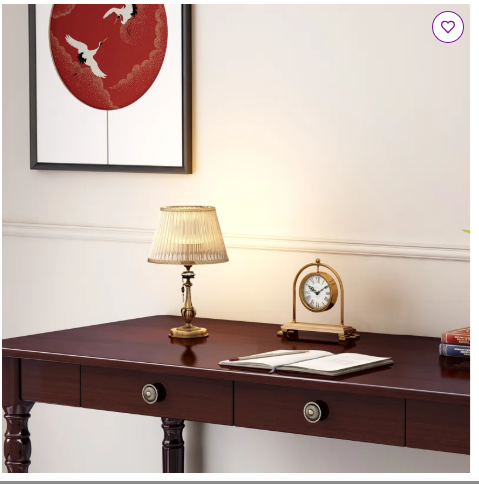 Ceryss Rectangle Solid Wood Writing Desk Home Office Computer Desk (Scratch and Dent)