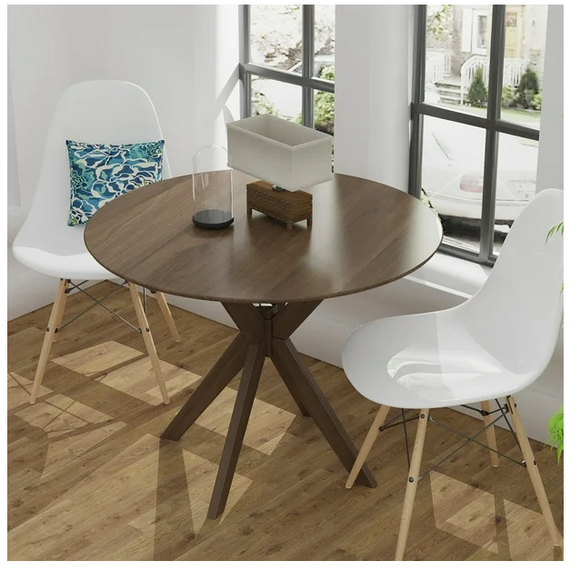 Modern Round Wood Dining Table 35