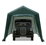 8'x14' Patio Tent Carport Storage Shelter Shed Car Canopy Heavy Duty Green (1 Box, Unassembled)